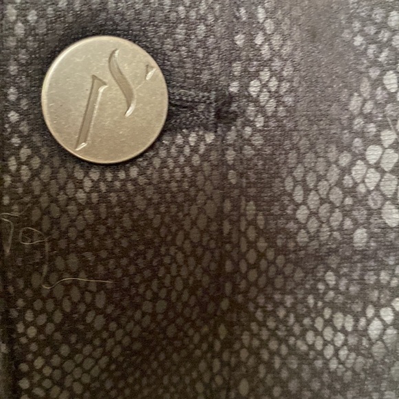 SIMPLY VERA Skinny Pant High Rise Snake print Polished twill date night Size XXL - Picture 7 of 15